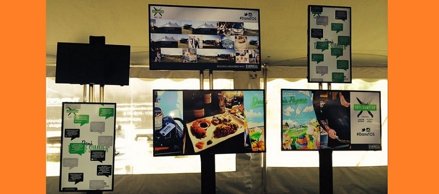 Digital flat screen monitors in your trade show booth.jpg