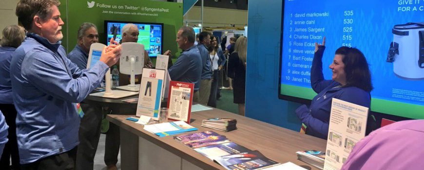 Leaderboard software for trade shows