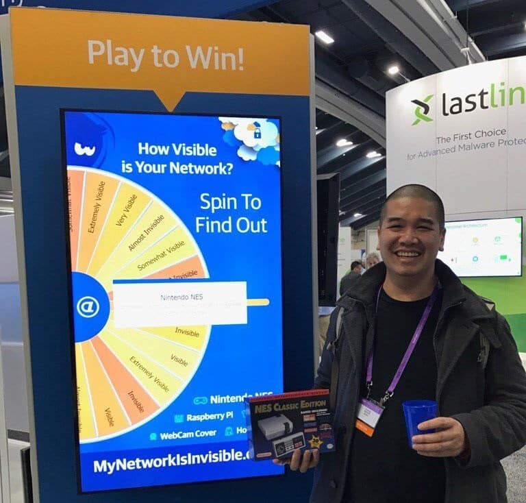Train your booth staff to succeed with our Virtual Prize Wheel in your trade show booth