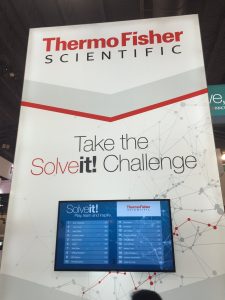 trade show trivia game designed into an exhibit tower